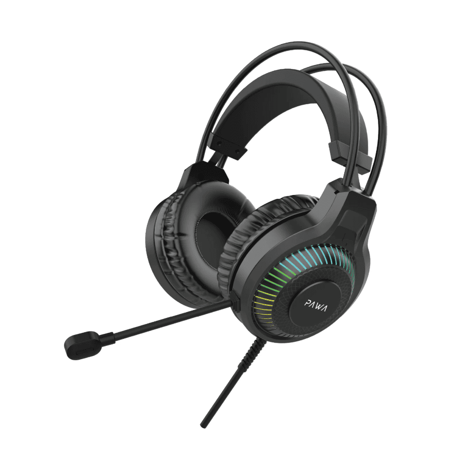 Pawa Vanguard Glare Wired Gaming Headphone 3.5MM + USB in Oman – Immersive Gaming Audio Pawa Vanguard Glare Wired Gaming Headphone 3.5MM + USB in Oman – Immersive Gaming Audio - Image 1