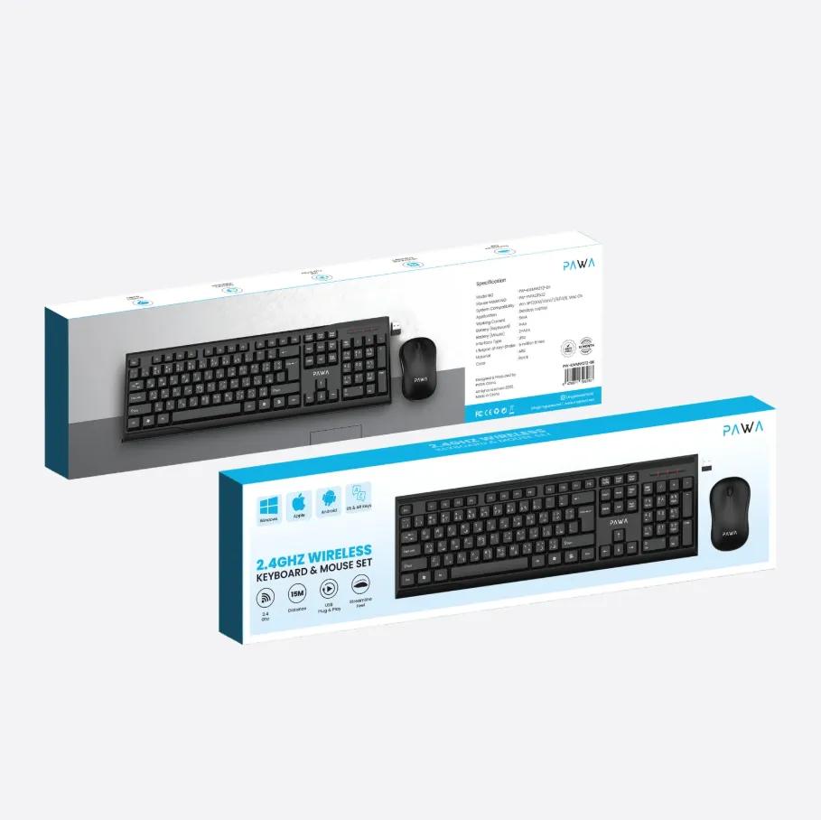 Pawa 2.4Ghz Wireless Keyboard & Mouse Combo in Oman – Reliable Wireless Productivity - Image 5