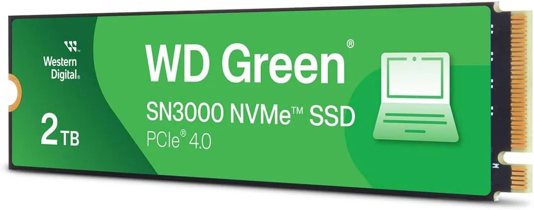 WD Green 2TB NVMe SSD M.2 2280 SN3000 in Oman – Fast High-Capacity Storage Upgrade - Image 2