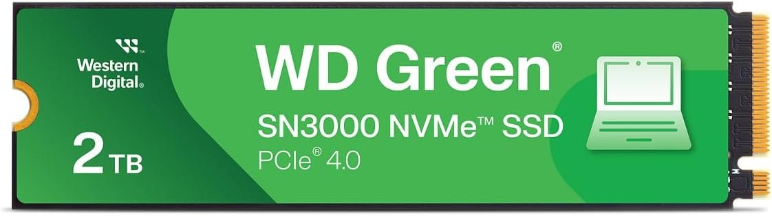 WD Green 2TB NVMe SSD M.2 2280 SN3000 in Oman WD Green 2TB NVMe SSD M.2 2280 SN3000 in Oman – Fast High-Capacity Storage Upgrade - Image 1