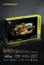 Microdigit Raider 27 inch curved gaming monitor in Oman at Sky Gadgets