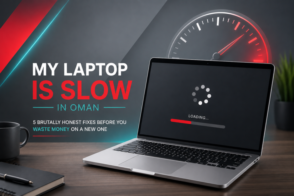 Slow laptop fix in Oman 5 honest solutions by Sky Gadgets