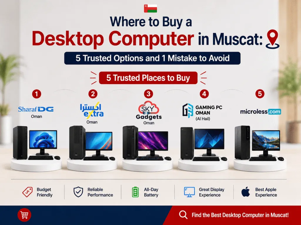 Where to buy a desktop computer in Muscat 5 trusted options by Sky Gadgets