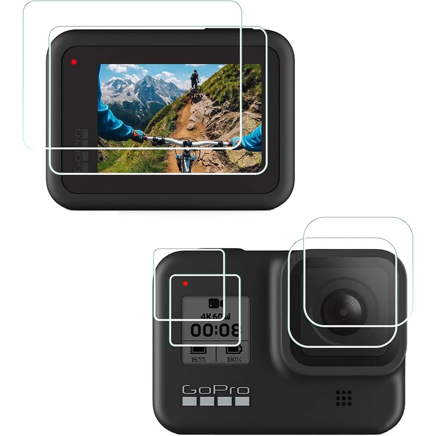 Gopro hero 8 Screen Protector in Oman Gopro hero 8 Screen Protector in Oman