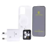 Liberty Guard 4in1 Bundle Charger + Screen & Lens Protectors + Cover LGGCLCCB4117PM in Oman
