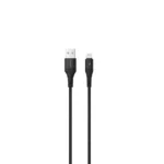 PAWA Quick Charging Data Cable Lightning Black in Oman front view