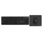 Pawa Keyboard mouse 3IN1 Wireless Desktop Pack KMP24BTW in Oman