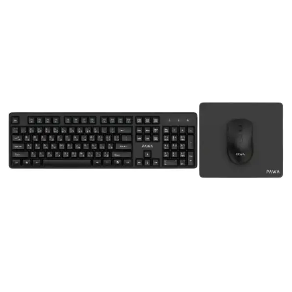 Pawa Keyboard mouse 3IN1 Wireless Desktop Pack KMP24BTW in Oman Pawa Keyboard mouse 3IN1 Wireless Desktop Pack KMP24BTW in Oman