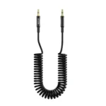 Porodo 3.5mm AUX 1.2M Coiled Audio PD-Cable AUXCC in Oman