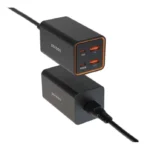 Porodo 65W Gan 4 Ports Desktop Charger Dual USB-C USB-A Quick Charge -FWCH014 in Oman