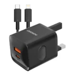Porodo Dual Port PD+QC Charger + USB-C to Lightening Cable PDFWCH022L in Oman