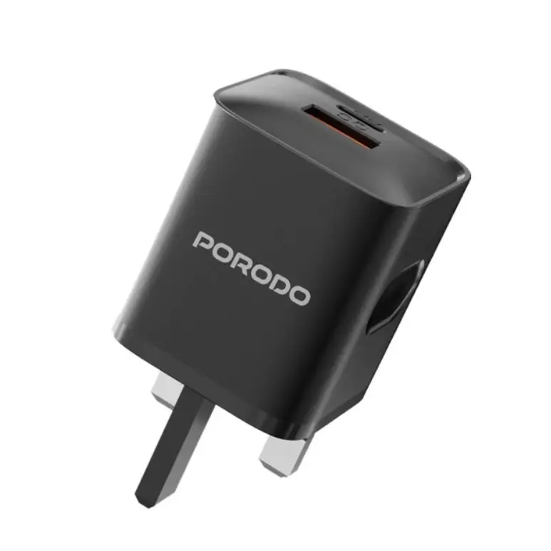 Porodo Dual Port PD+QC Charger + USB-C to USB-C Cable PDFWCH022C in Oman Porodo Dual Port PD+QC Charger + USB-C to USB-C Cable PDFWCH022C in Oman