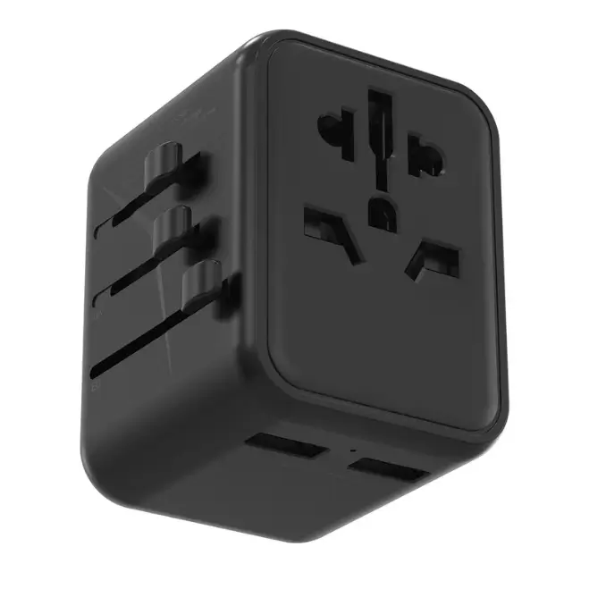 Porodo Dual USB-A Universal Travel Adaptor PD-12WUTA in Oman Porodo Dual USB-A Universal Travel Adaptor PD-12WUTA in Oman