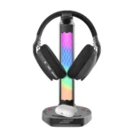 Porodo Gaming Headphone Stand wireless charging USB-C Hub in Oman
