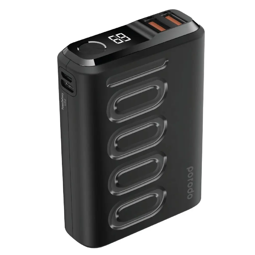Porodo PD Power Bank 10000mah 20W PD-1092-BK in Oman Porodo PD Power Bank 10000mah 20W PD-1092-BK in Oman
