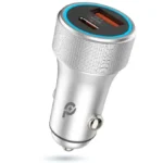 PoweroPlus Tiny car charger Suit Micro White PR-TN2U24M in Oman