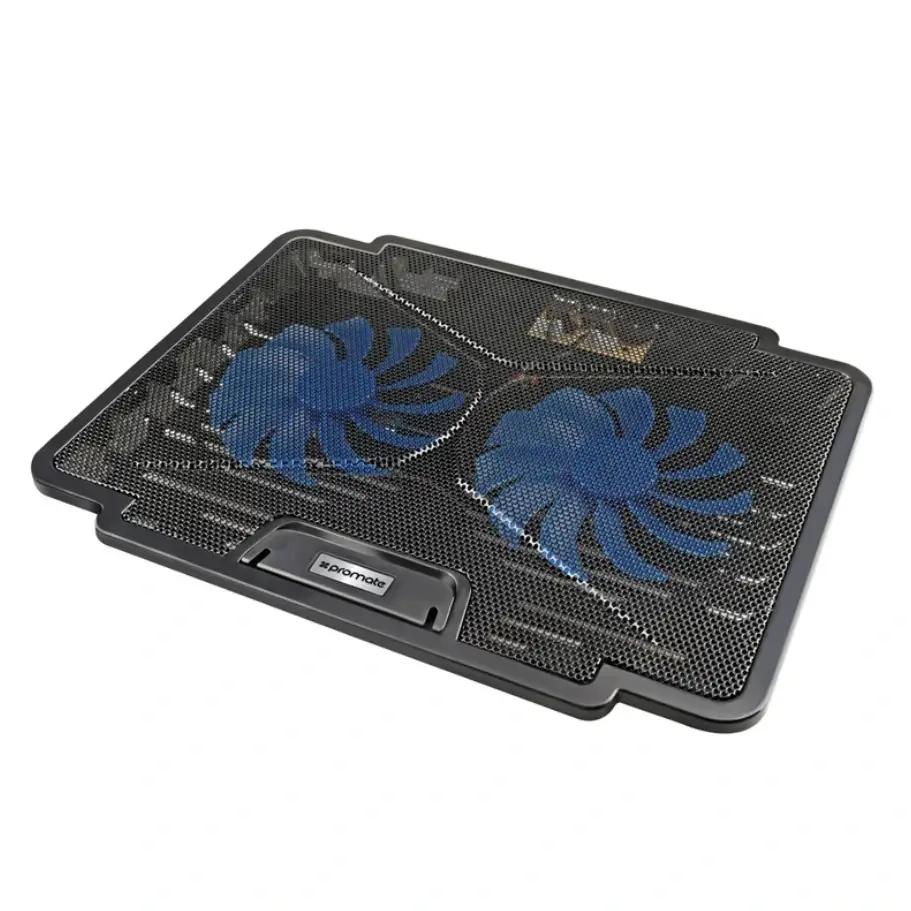 Promate Airbase-1 Laptop Cooling pad in Oman Promate dual-fan laptop cooling pad in Oman at Sky Gadgets