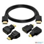 3 in 1 HDTV Cable 3d1.4v Hdmi to mini hdmi with connector front view