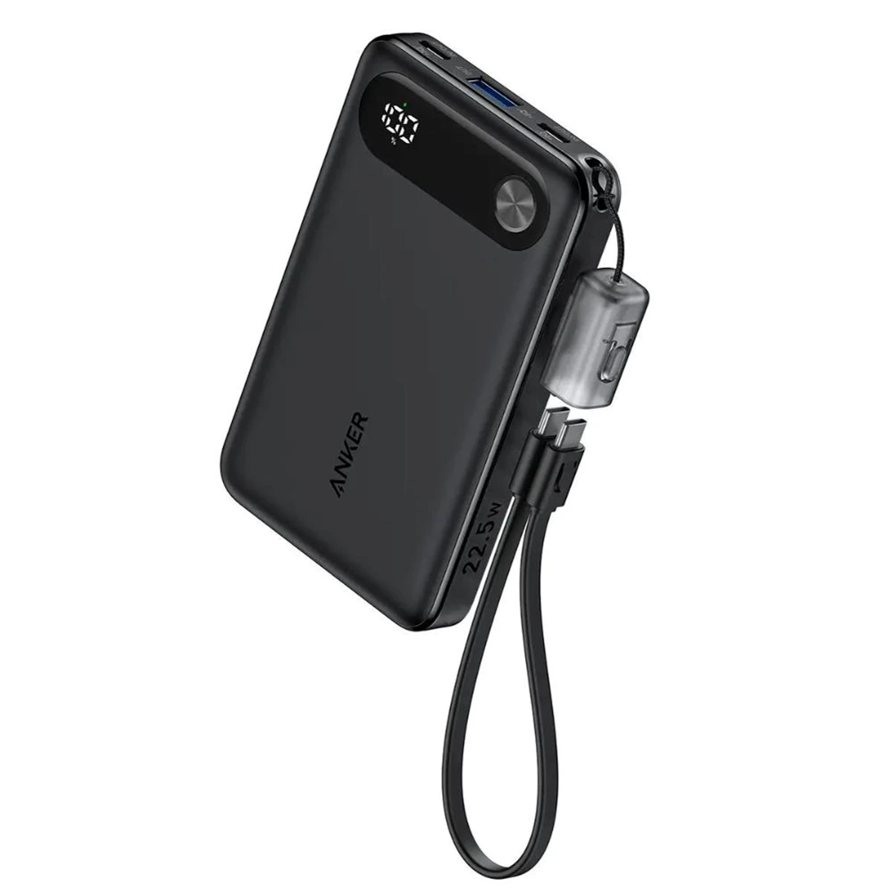 Anker Powerful and Travel-Friendly Power bank 10000mAh 22.5W-A1257H11 Anker Powerful and Travel-Friendly Power bank 10000mAh 22.5W-A1257H11 front view