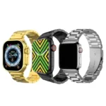Stainless steel Apple Watch strap in Oman at Sky Gadgets