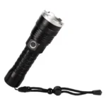 Tactical LED flashlight with zoom focus in Oman at Sky Gadgets