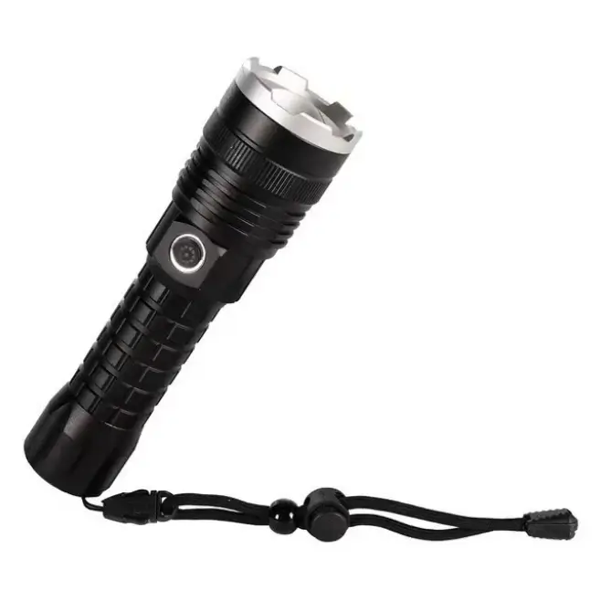 Super Light Rechargeable Flash Light P50 / P90 in Oman Tactical LED flashlight with zoom focus in Oman at Sky Gadgets