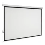 Motorized wall-mount projector screen in Oman at Sky Gadgets