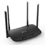 TP-Link textured Wi-Fi router with four antennas in Oman at Sky Gadgets