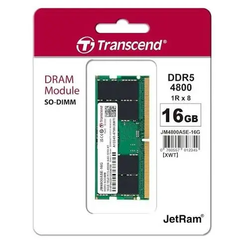 Transcend JetRam 16GB DDR5 4800 SO-DIMM in Oman – Transcend | Sky Gadgets Transcend JetRam 16GB DDR5 4800 SO-DIMM in Oman at Sky Gadgets