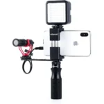 Ulanzi vlogging rig with LED light and mic in Oman at Sky Gadgets