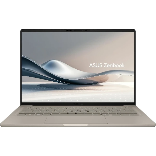 ASUS Zenbook A14 Qualcomm Snapdragon X Plus 16GB RAM 512GB SSD in Oman ASUS Zenbook A14 Qualcomm Snapdragon X Plus 16GB RAM 512GB SSD in Oman front view