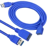 Heatz USB Cable male to Female 1.5 meter 3.0 in Oman front view