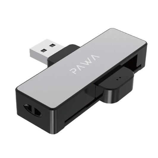Pawa Mini Portable Smart ID Card Reader + Type-C Connector PWATCDR121 in Oman Pawa Mini Portable Smart ID Card Reader + Type-C Connector PWATCDR121 in Oman front view