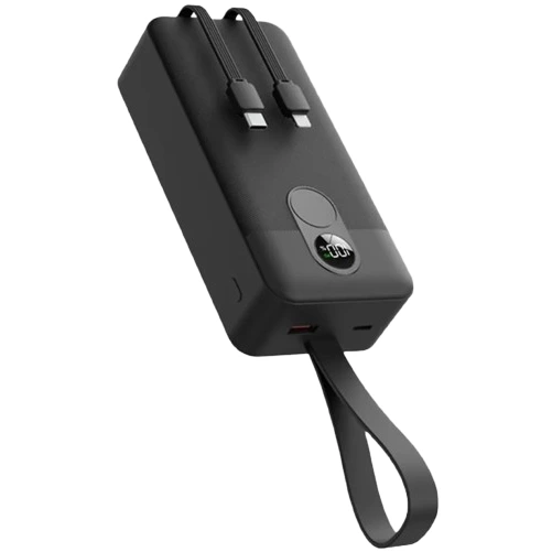 Porodo 30000MAh Power Bank Integrated Cables PBFCH059Inter in Oman Porodo 30000MAh Power Bank Integrated Cables PBFCH059Inter in Oman front view