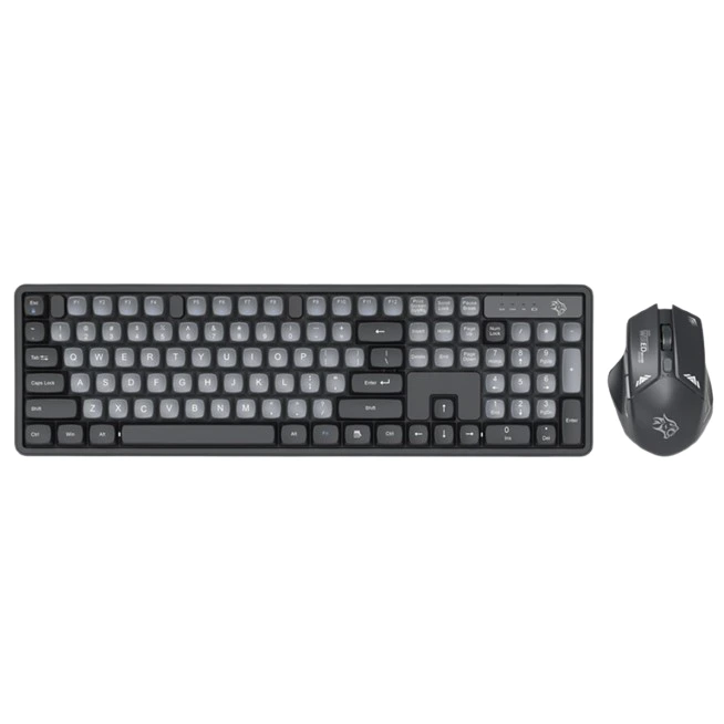 Porodo Gaming Wireless Keyboard with Mouse - PDX225 in Oman Porodo Gaming Wireless Keyboard with Mouse - PDX225 in Oman front view