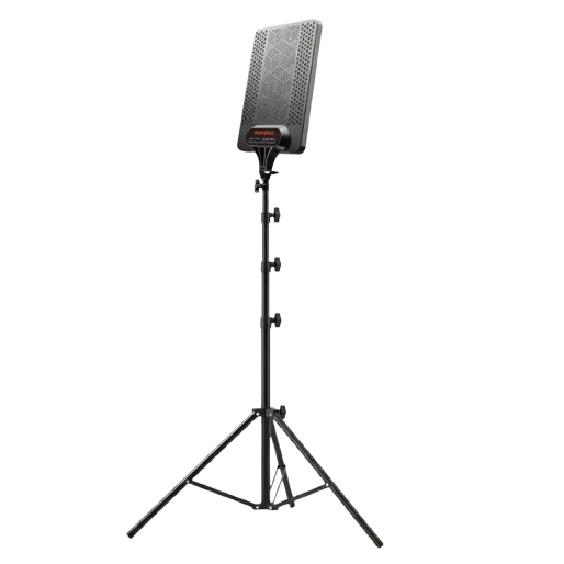 Porodo Lifestyle Cannes Frame 24 LED Flat Panel Light Plus Stand - PDRL28BK in Oman Porodo Lifestyle Cannes Frame 24 LED Flat Panel Light Plus Stand - PDRL28BK in Oman front view