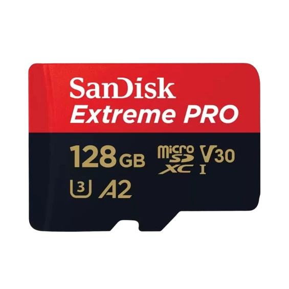 Sandisk Memory Card 128 GB Extreme Pro GN6MA in Oman Sandisk Memory Card 128 GB Extreme Pro GN6MA in Oman front view