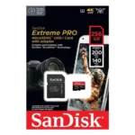Sandisk Memory Card with Jack 256 GB Extreme Pro SDSQXCD GN6MA in Oman front view