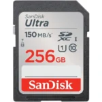 SanDisk SD Camera Card 256GB Ultra 150Mbps in Oman front view