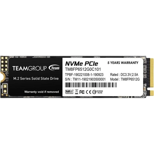 Teamgroup SSD 512GB Pcie Gen3x4 nvme in Oman Teamgroup SSD 512GB Pcie Gen3x4 nvme in Oman front view