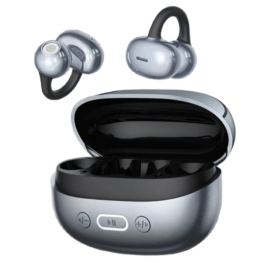 Porodo Soundtec INOVA Open Ear Enc Earbuds X15PRO in Oman Porodo Soundtec INOVA Open Ear Enc Earbuds X15PRO in Oman front view